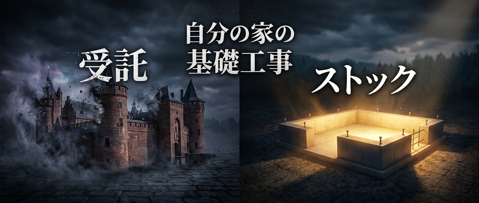 労働集約の「受託」と、資産になる「ストック」。