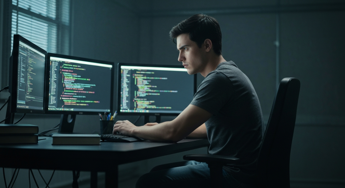 完璧なプロダクトを作れば売れるという幻想。深夜の部屋で響くタイピング音は、誰にも届いていなかった。