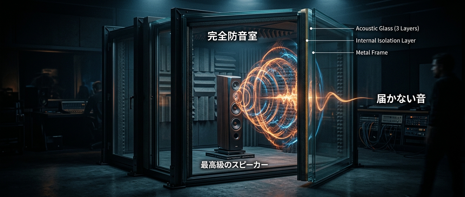 どんなに優れた技術(スピーカー)も、流通網(防音室の外への道)がなければ誰の耳にも届かない。