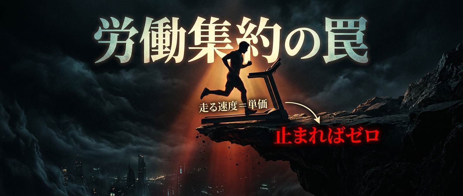単価を上げることは、ルームランナーの速度を上げることに過ぎない。