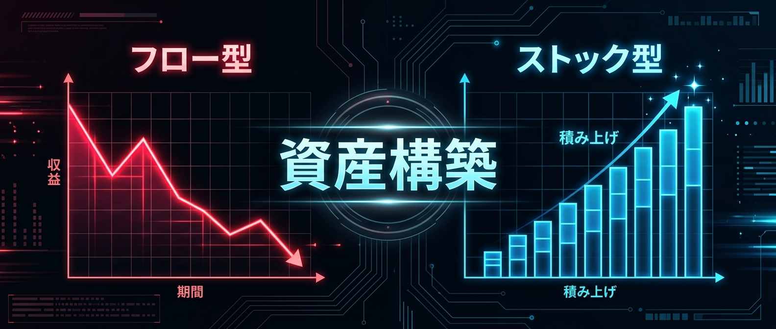 労働集約型の「フロー」から、資産構築型の「ストック」への転換。