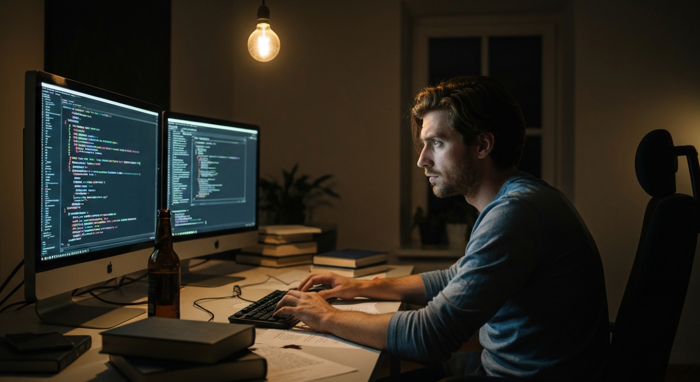 9ヶ月間、無給で部屋に引きこもりコードを書き続ける孤独な戦い。