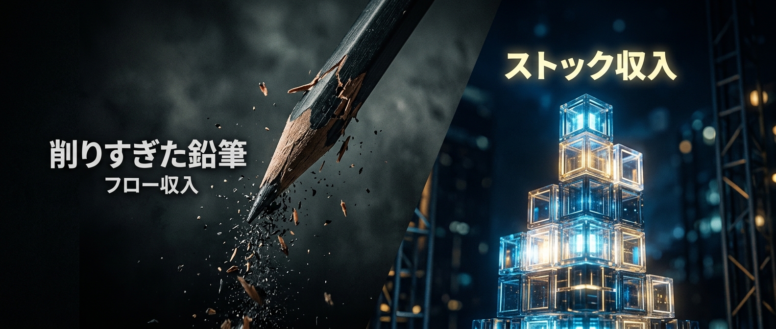 クライアントの要望に合わせて自分を削り続けると、いつか芯が折れる。