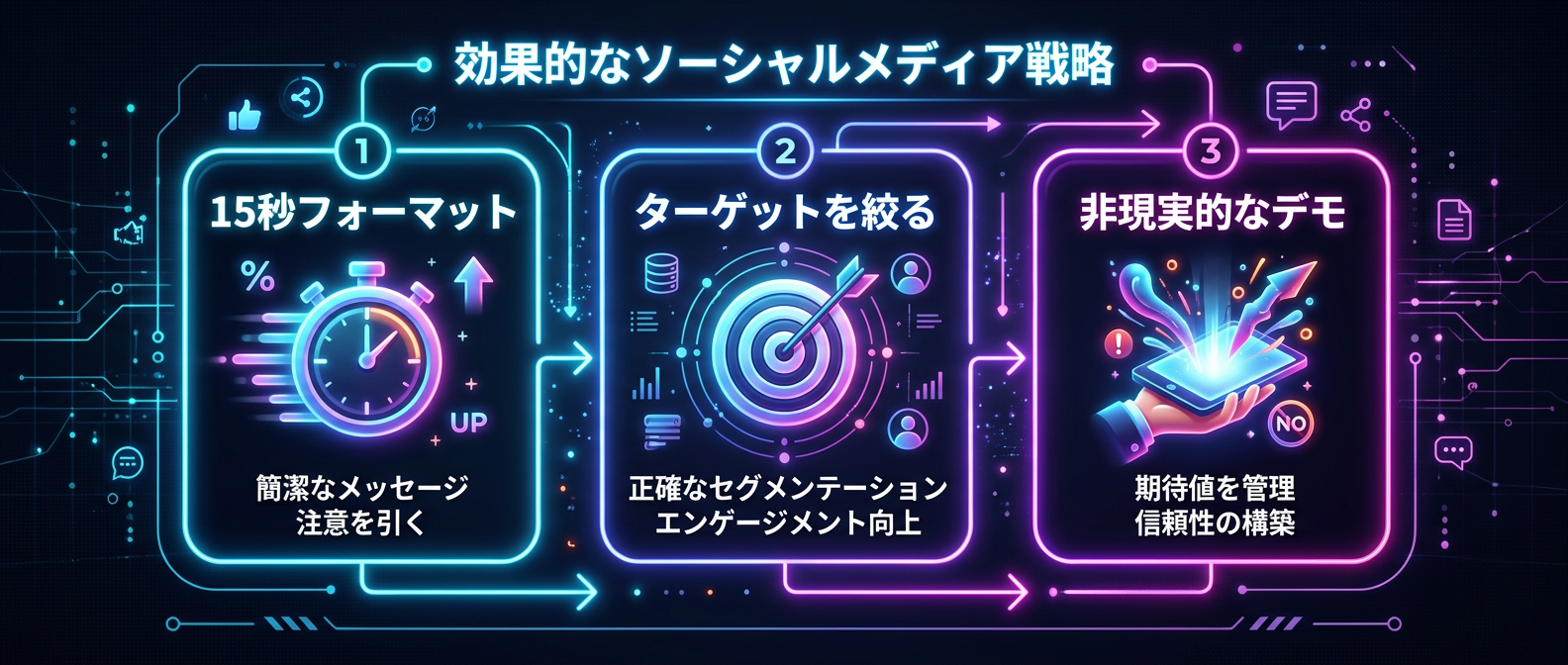 SNS向けAI動画を成功に導く3つの戦略要素