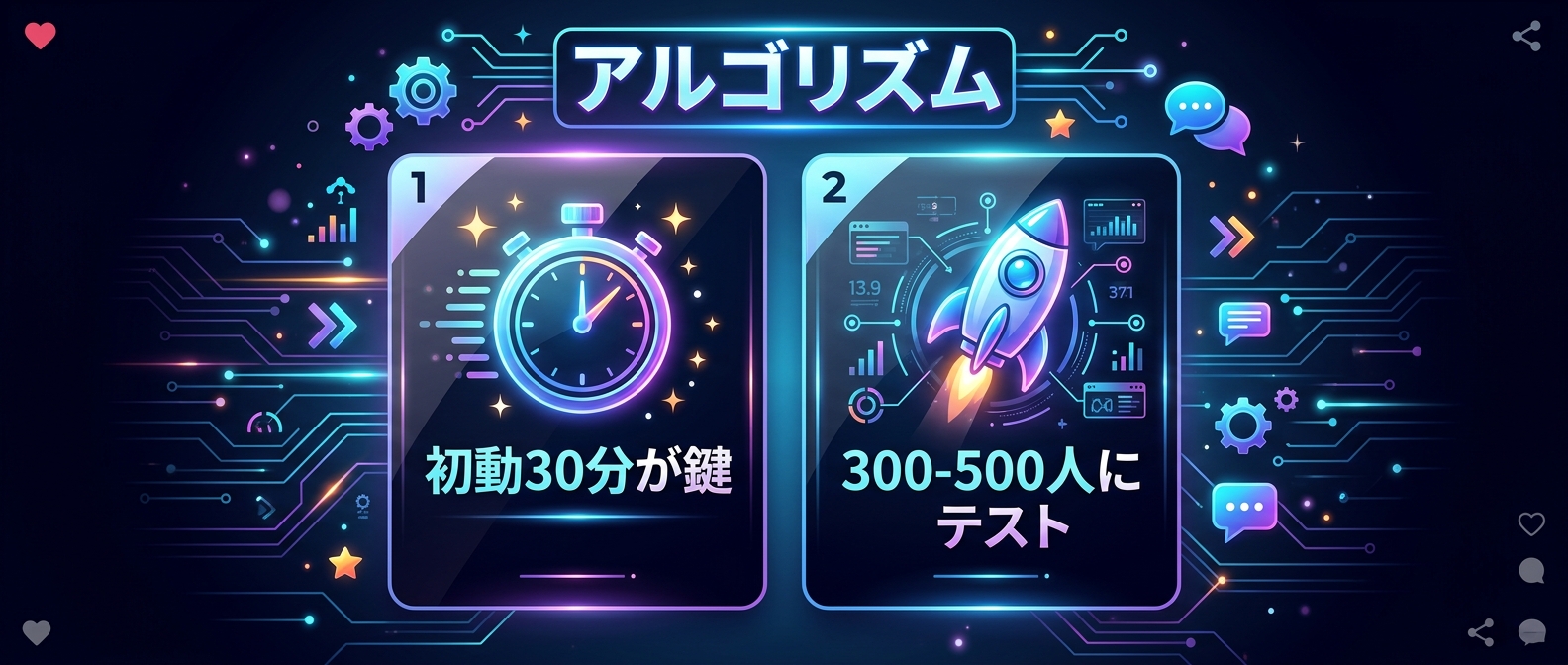 TikTokアルゴリズムが重視する「初動」の仕組み