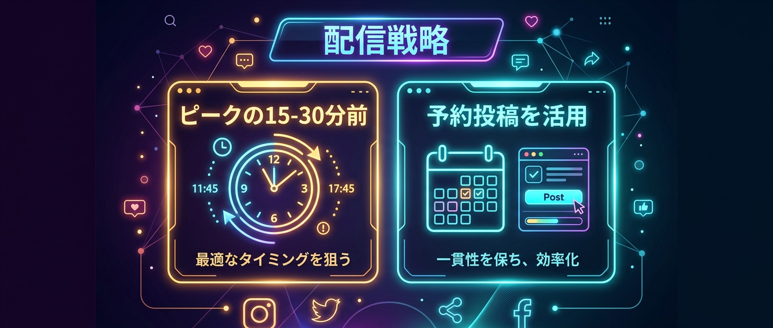 プラットフォームの特性に合わせた具体的な配信戦略