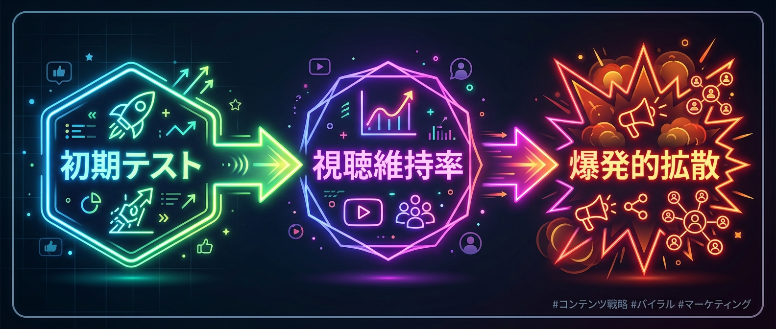 TikTokのアルゴリズム評価フロー