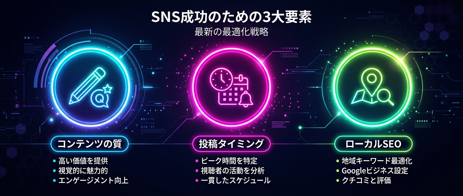 TikTok運用を成功させる3要素