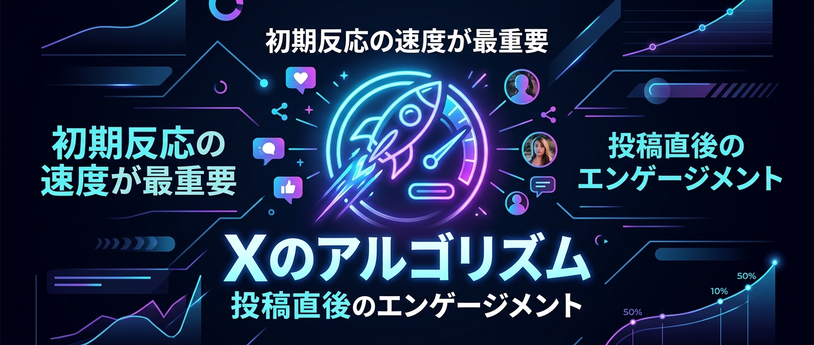 現在のXアルゴリズムは「初期反応の速度」が最重要視される