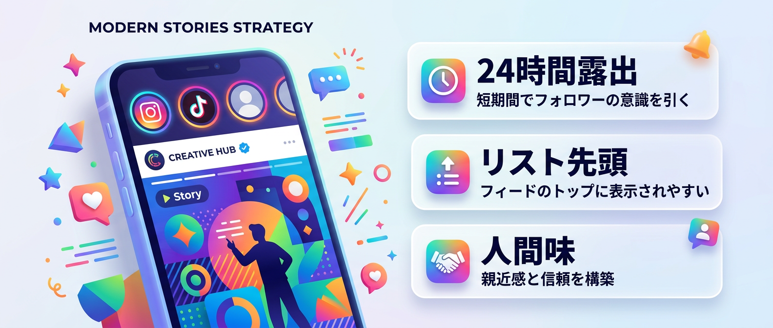 ストーリーズを活用した24時間露出戦略