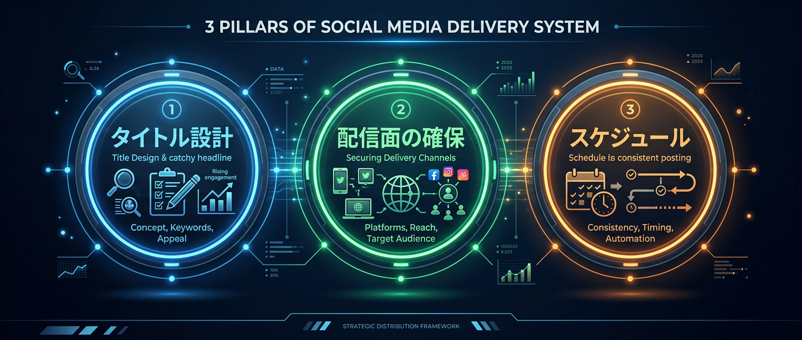 デリバリーをシステム化する3つの柱