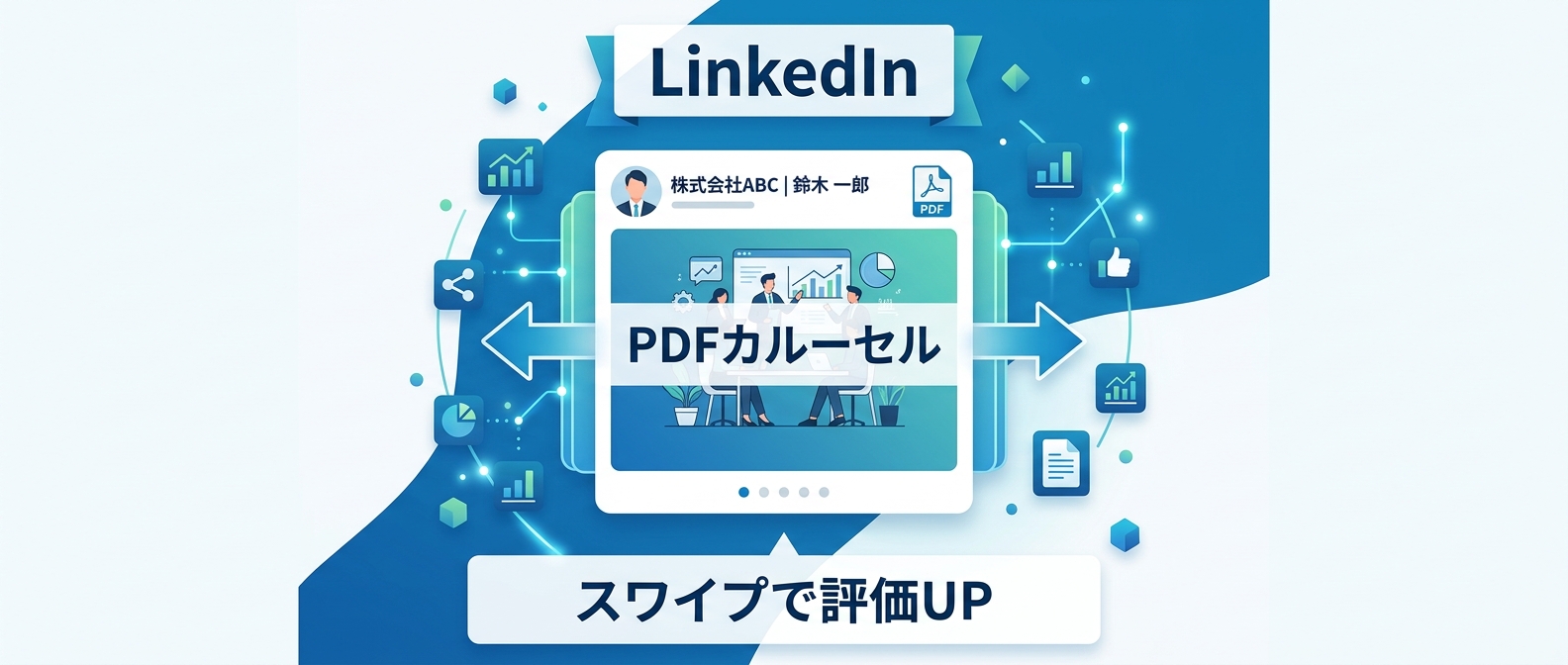 B2Bで効果的なLinkedInのドキュメント投稿（PDFカルーセル）