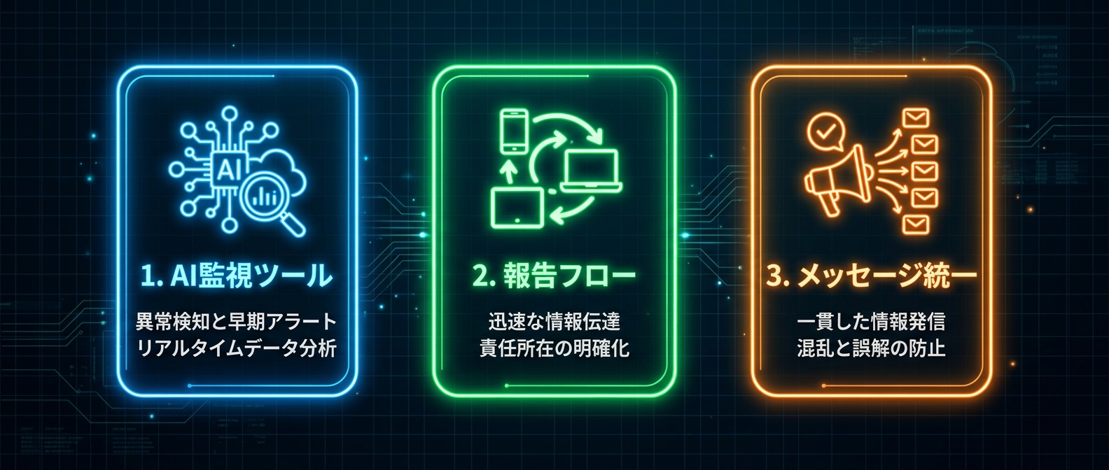 24時間監視体制を作る3つのステップ