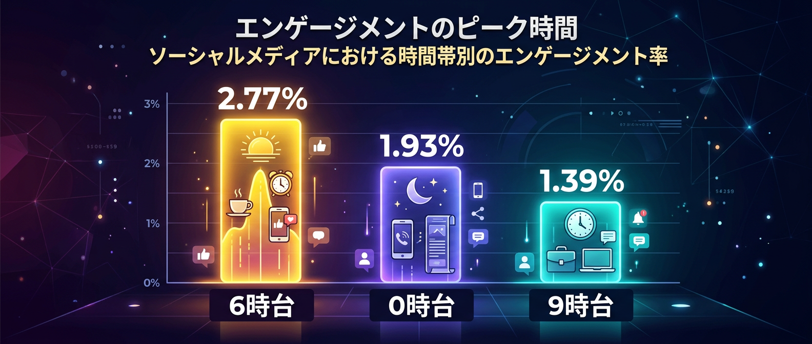 テキスト発信で高エンゲージメントを生むゴールデンタイム