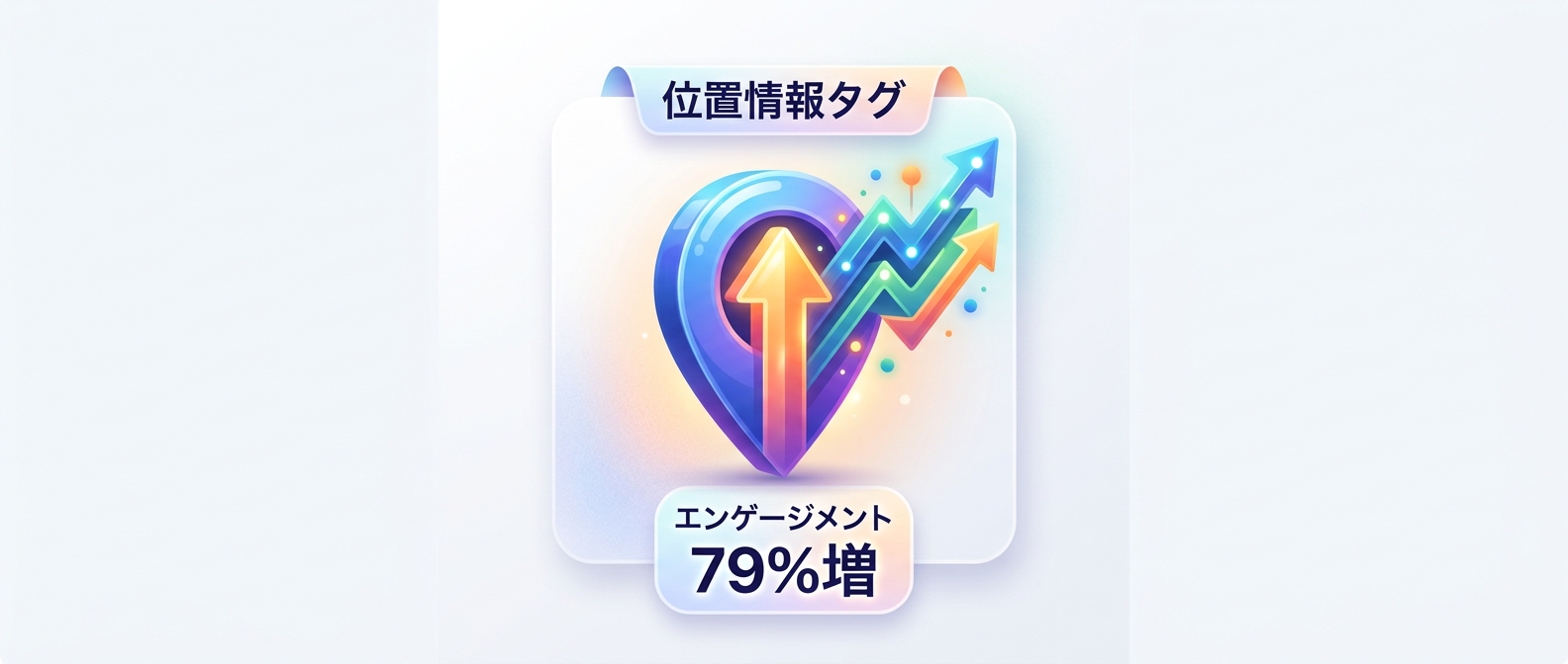 位置情報タグの追加によるエンゲージメントの劇的な増加