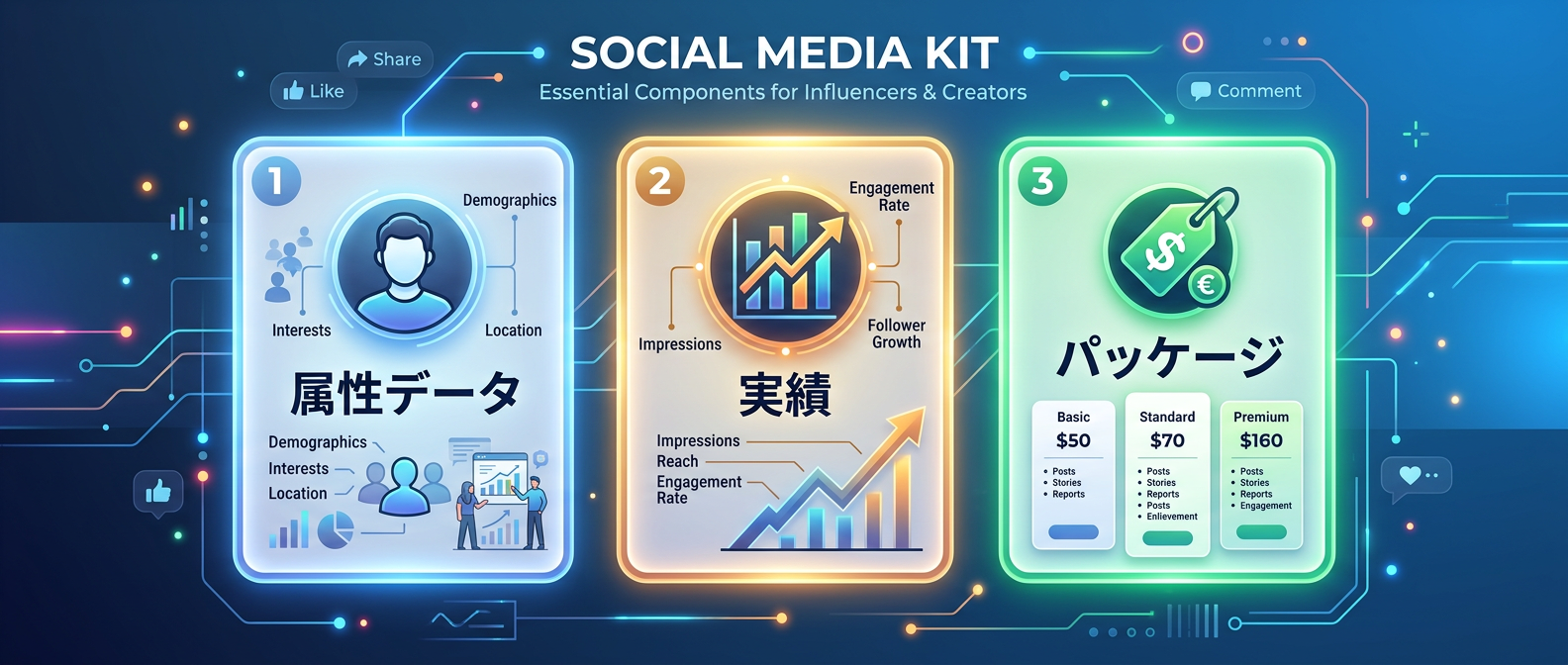 データ駆動型メディアキットに必要な3つの要素