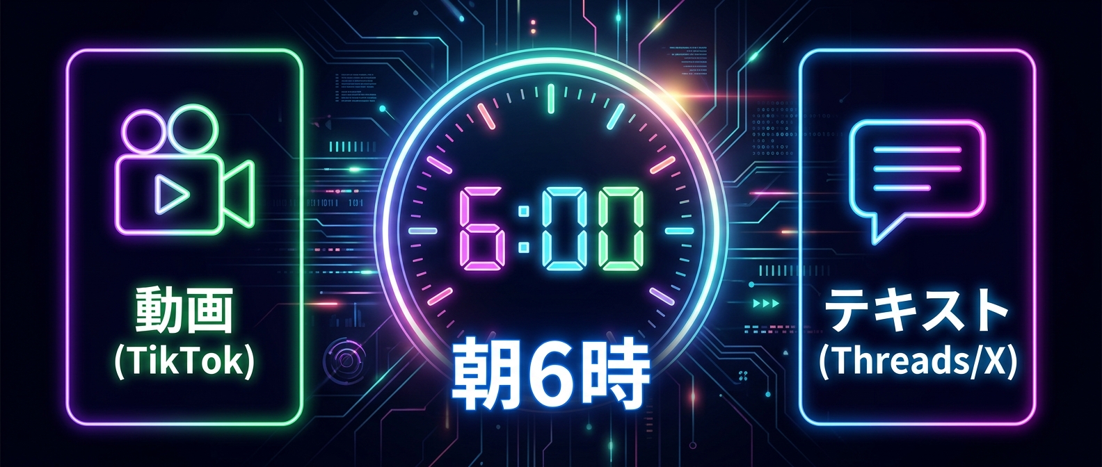 動画・テキストを問わず「朝6時」が最強のゴールデンタイム