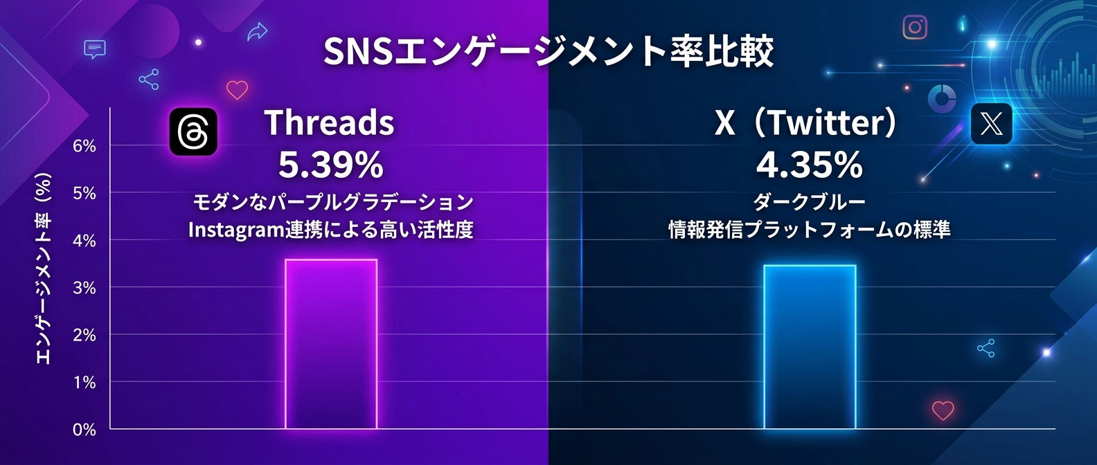 プラットフォーム別エンゲージメント率の比較