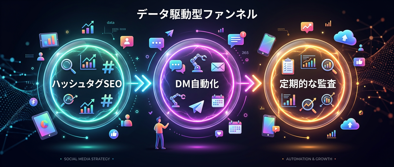 成功の鍵となるデータ駆動型ファネルの3ステップ