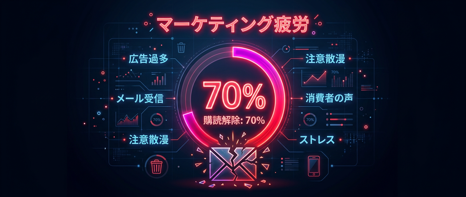 深刻化する消費者のマーケティング疲労