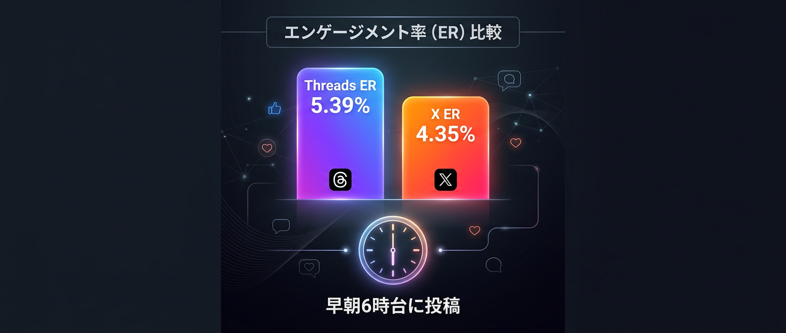 プラットフォームと時間帯によるエンゲージメント率の差