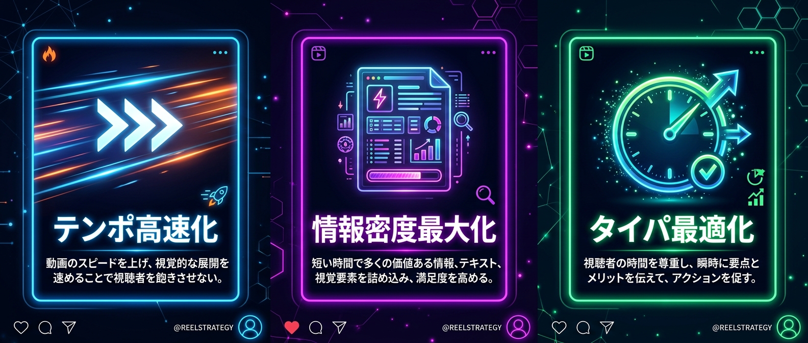 一時停止を前提とした高密度リールを作る3つの法則
