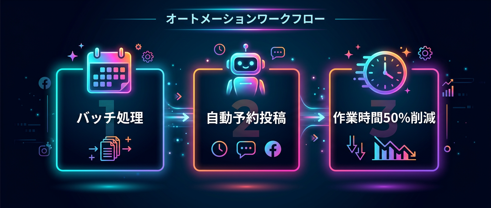 コンテンツカレンダーと自動化による運用リソースの削減