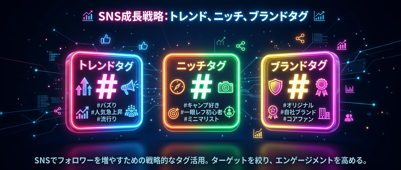 ターゲットに的確に届けるハッシュタグの黄金比