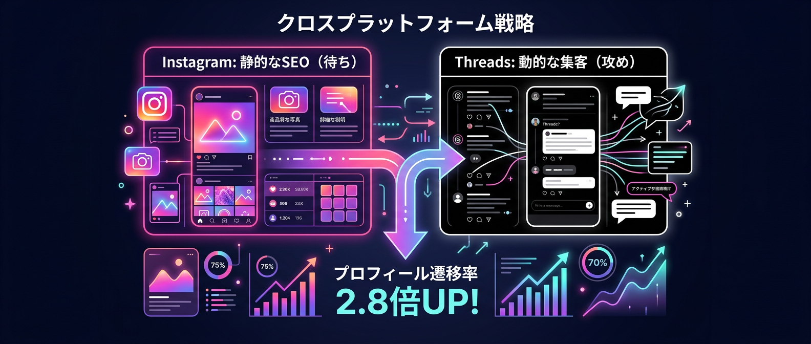 InstagramとThreadsを掛け合わせたクロスプラットフォーム戦略
