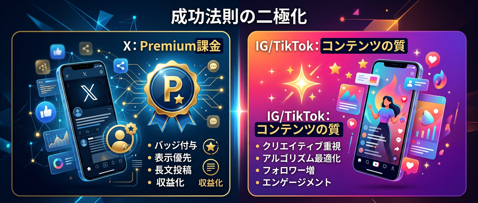 プラットフォームで二極化する成功法則