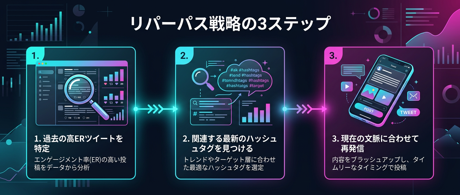 過去データと最新トレンドを掛け合わせる「リパーパス」戦略の3ステップ