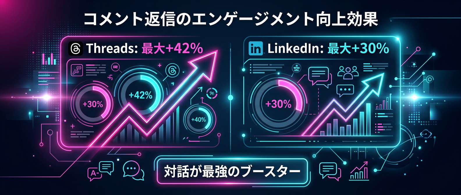 コメント返信によるエンゲージメント向上効果
