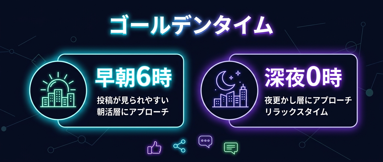 Threadsでの投稿は「早朝6時」と「深夜0時」がゴールデンタイム