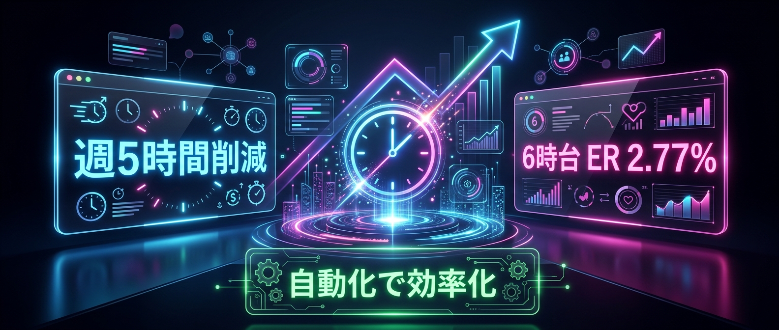 自動化ツールによるリソース削減とエンゲージメント向上の効果