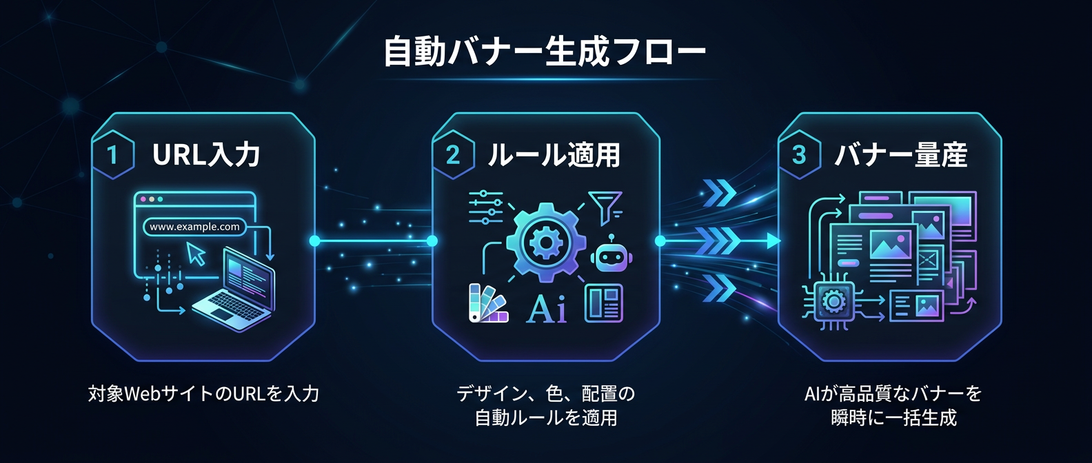 URLをコピペするだけで広告クリエイティブが量産される仕組み