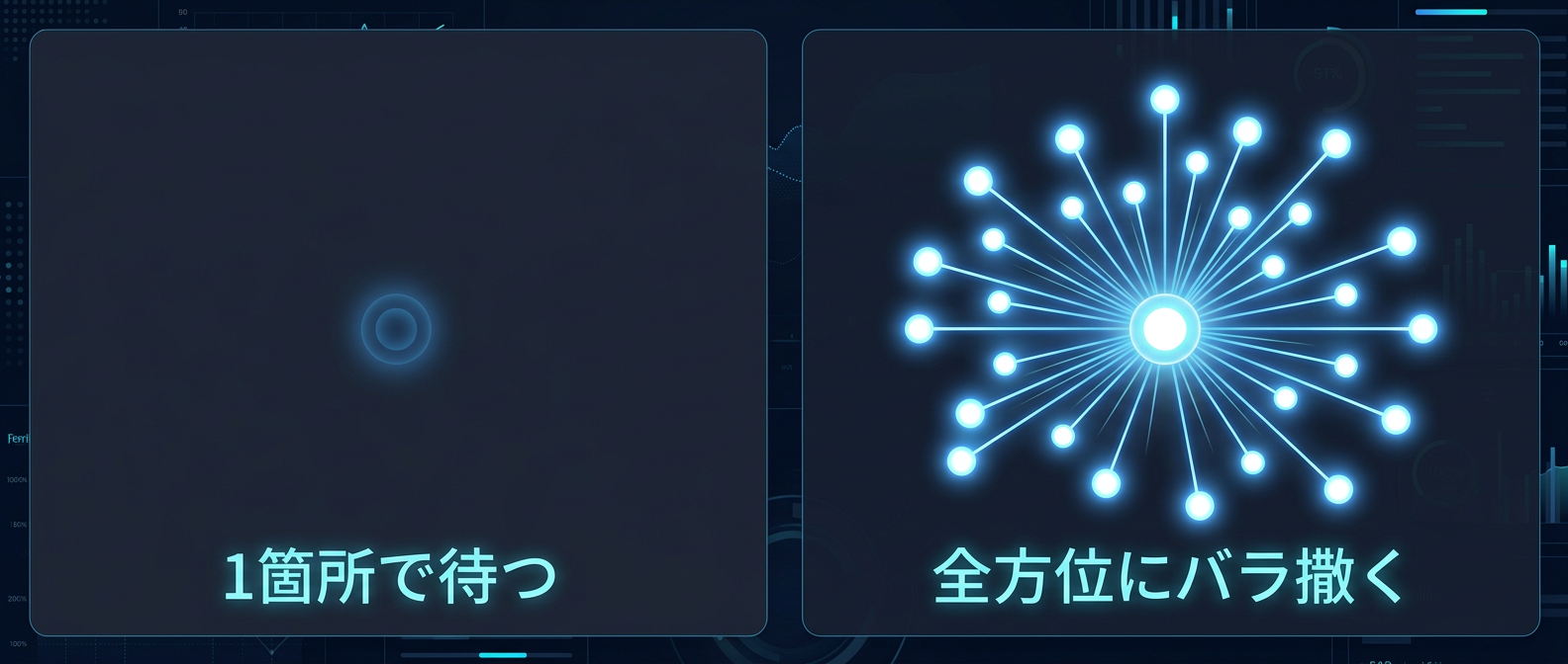 1つのプラットフォームへの依存を破壊する「マルチ・露出網」