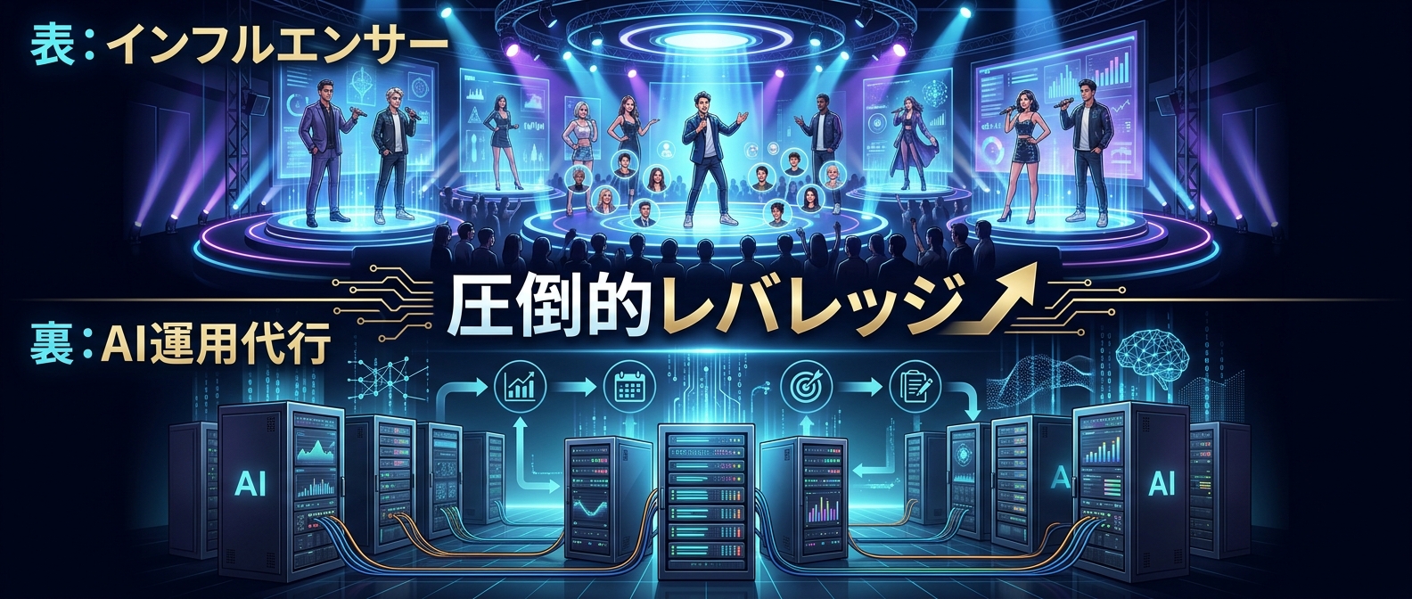 SNS市場における「裏方」としてのAI運用代行モデル