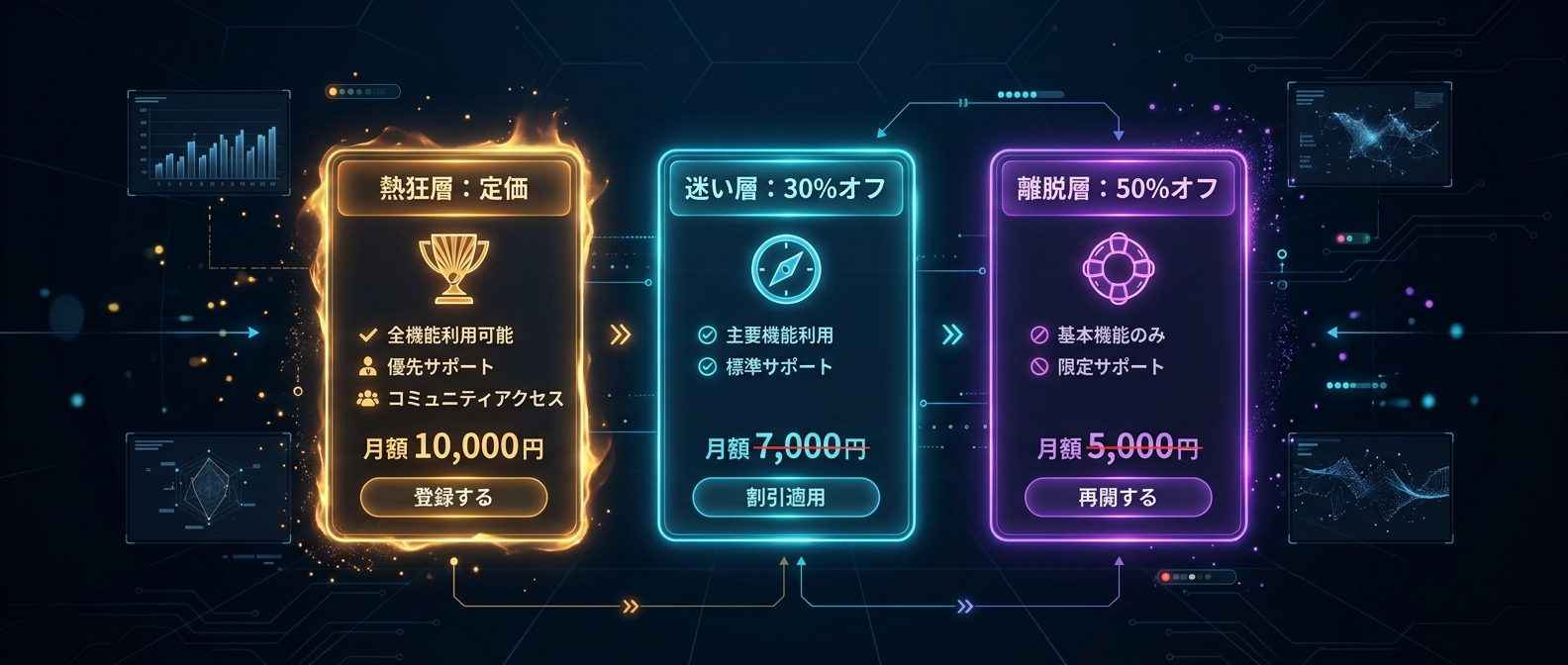 ユーザーの熱量に合わせて価格を裏で変える「ステルス・プライス戦略」