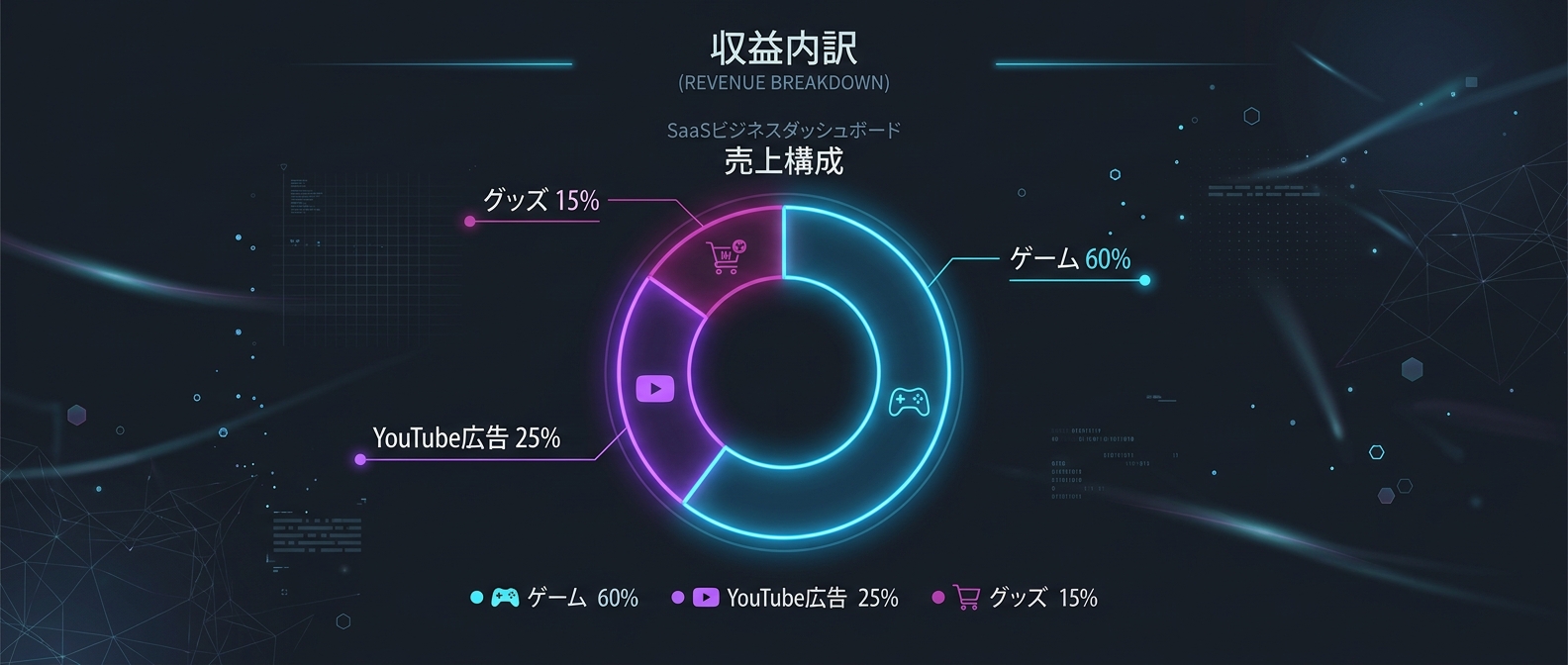 80億再生を誇りながらも、YouTube広告収益への依存度はわずか25%に留まる