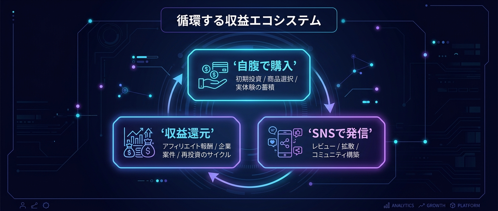 広告費をゼロにする「自腹UGC・フライホイール」の仕組み