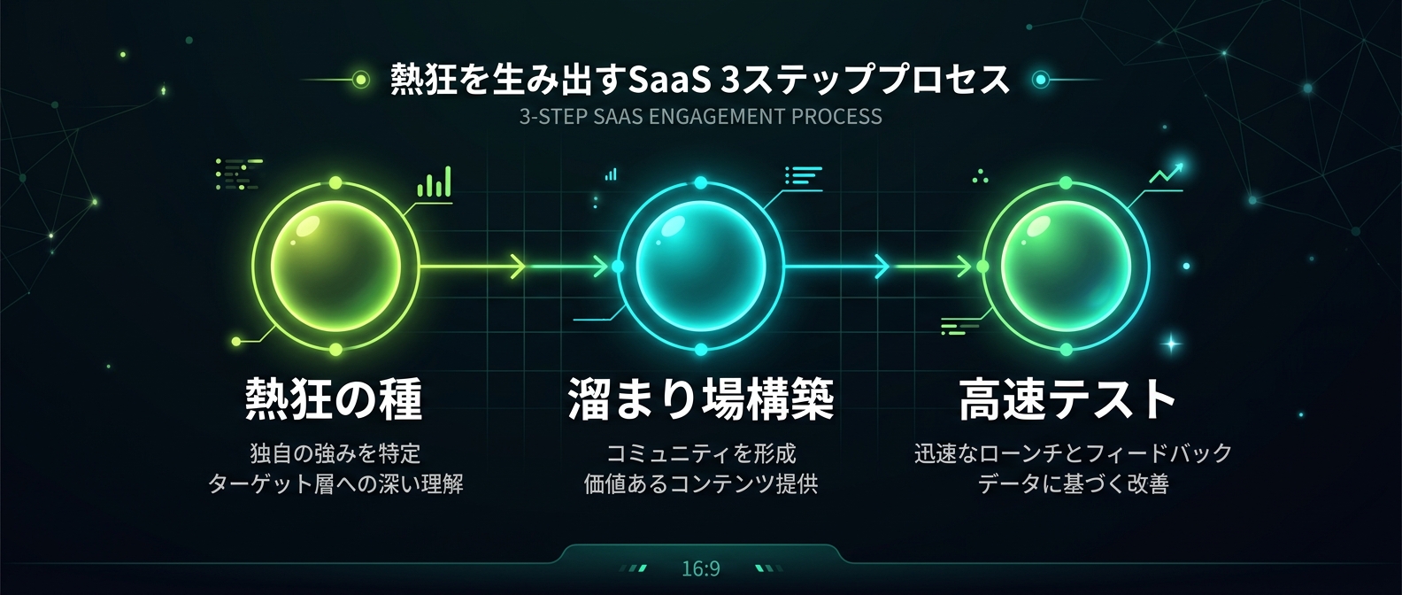 資金力のない個人が明日から実行できる、熱狂を生み出すステップ