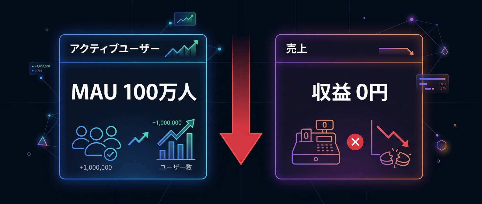 トラフィックを集めても、1円も稼げない「無料の呪縛」。