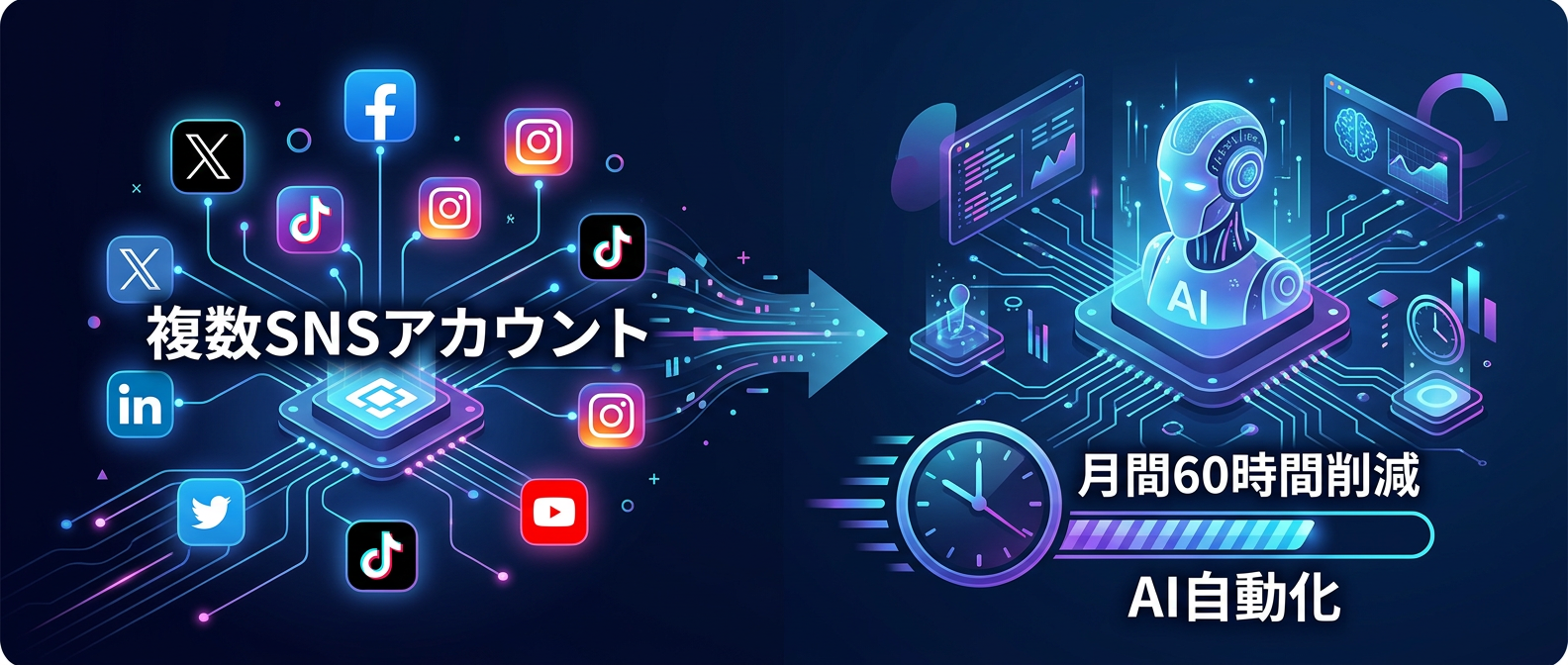 SNS運用における統合レイヤーの活用と時間削減効果