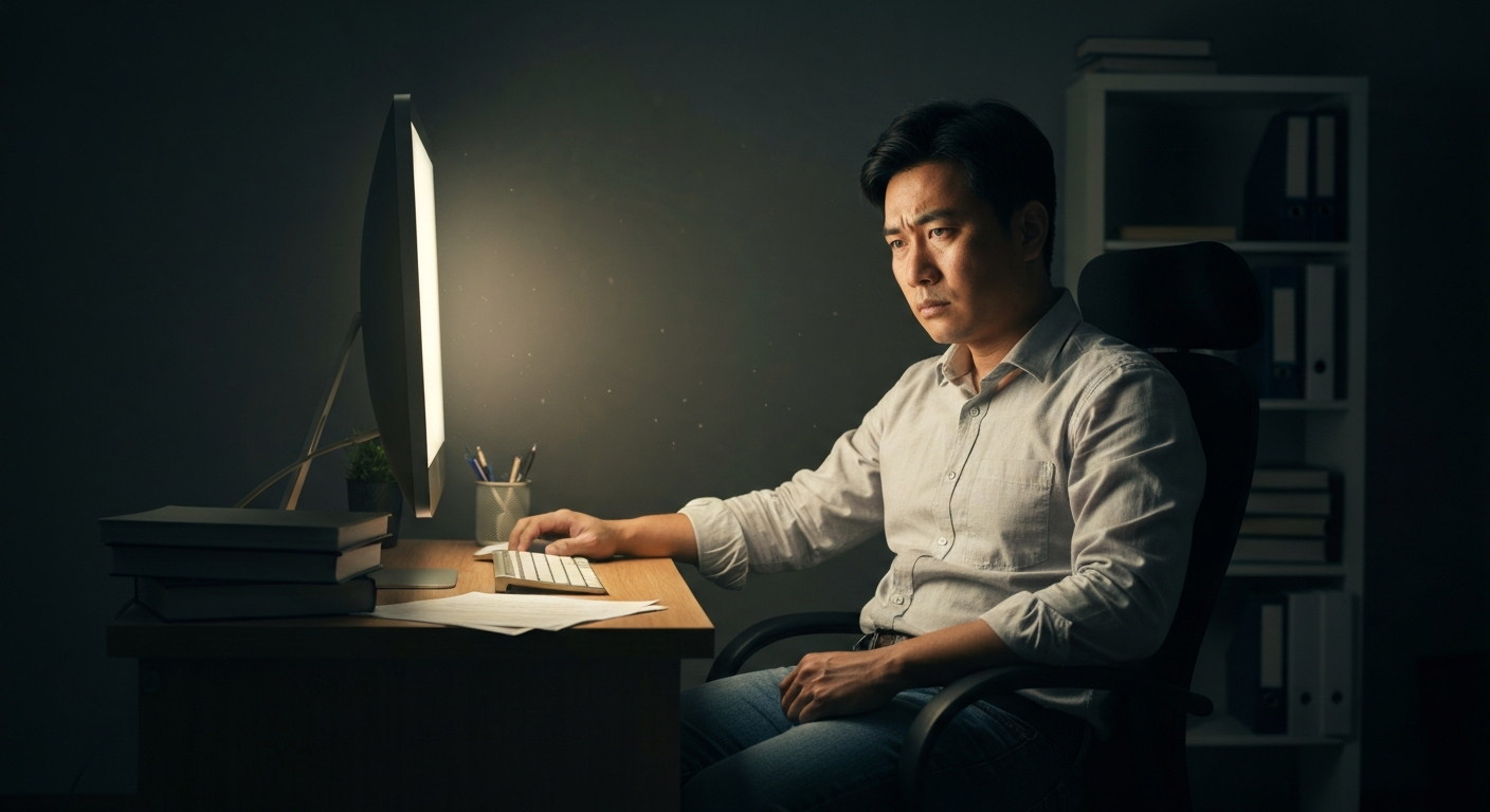 毎晩のアラームで不眠症に陥ったインフラエンジニア、レオン・リム。