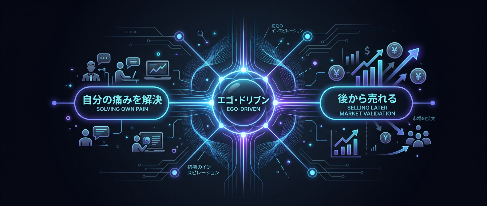 自分の極限の痛みを消す「エゴ・ドリブン・イノベーション」。