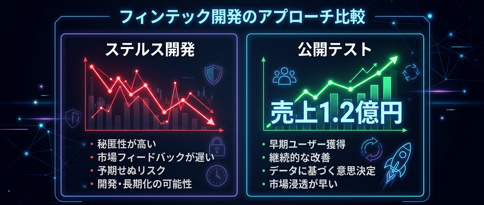 完璧を求めるステルス開発は死。公開テストが圧倒的な成長を生む