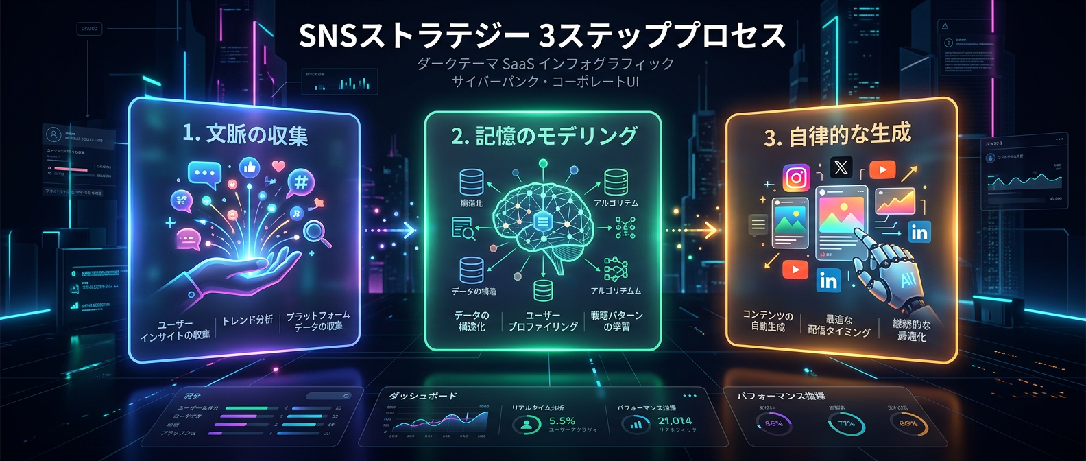 AIに「過去のバズの記憶」を持たせ、自動でエンゲージメントを高めるステップ