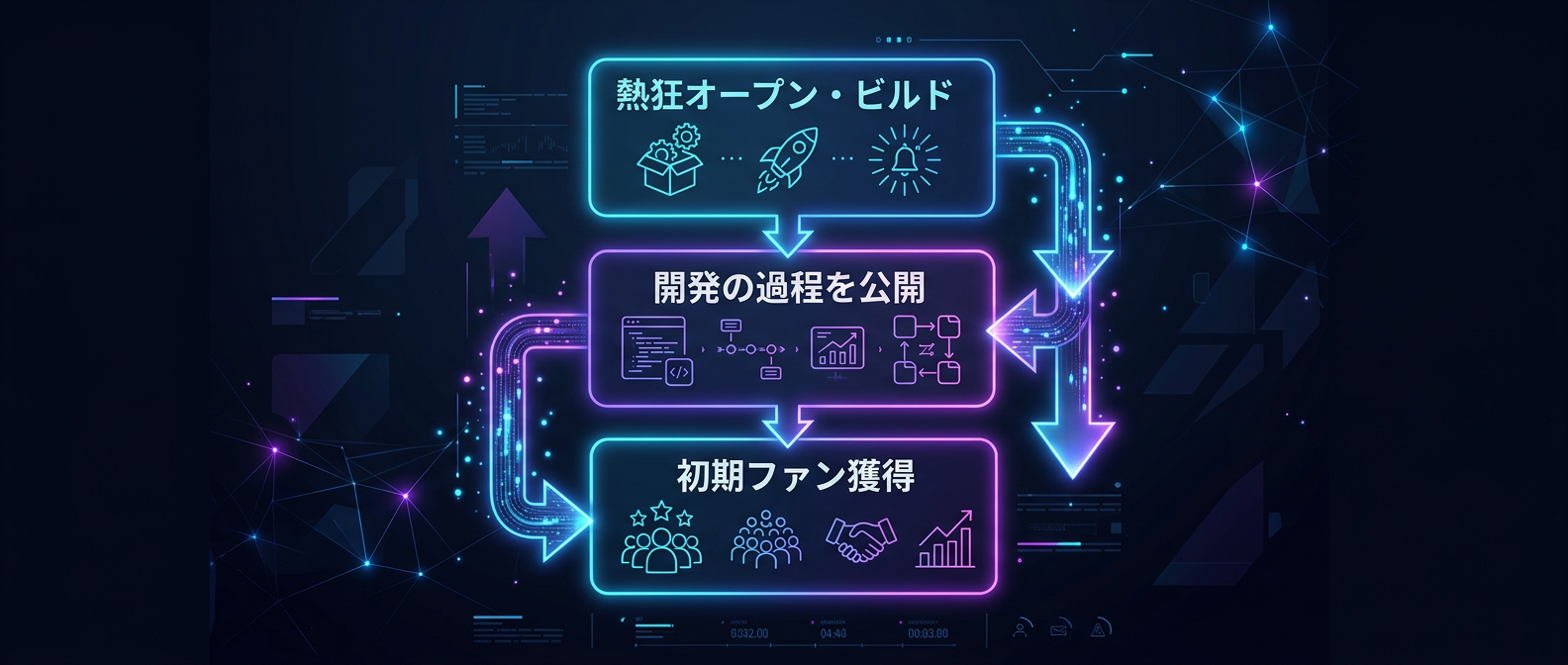 完成品ではなく「過程」を売る「熱狂オープン・ビルド」