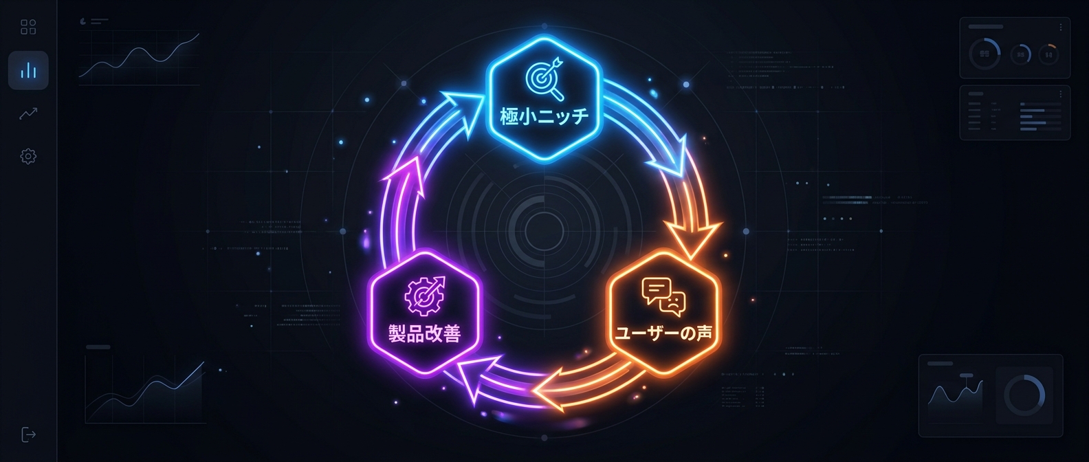 極小ニッチ反響ループの構造