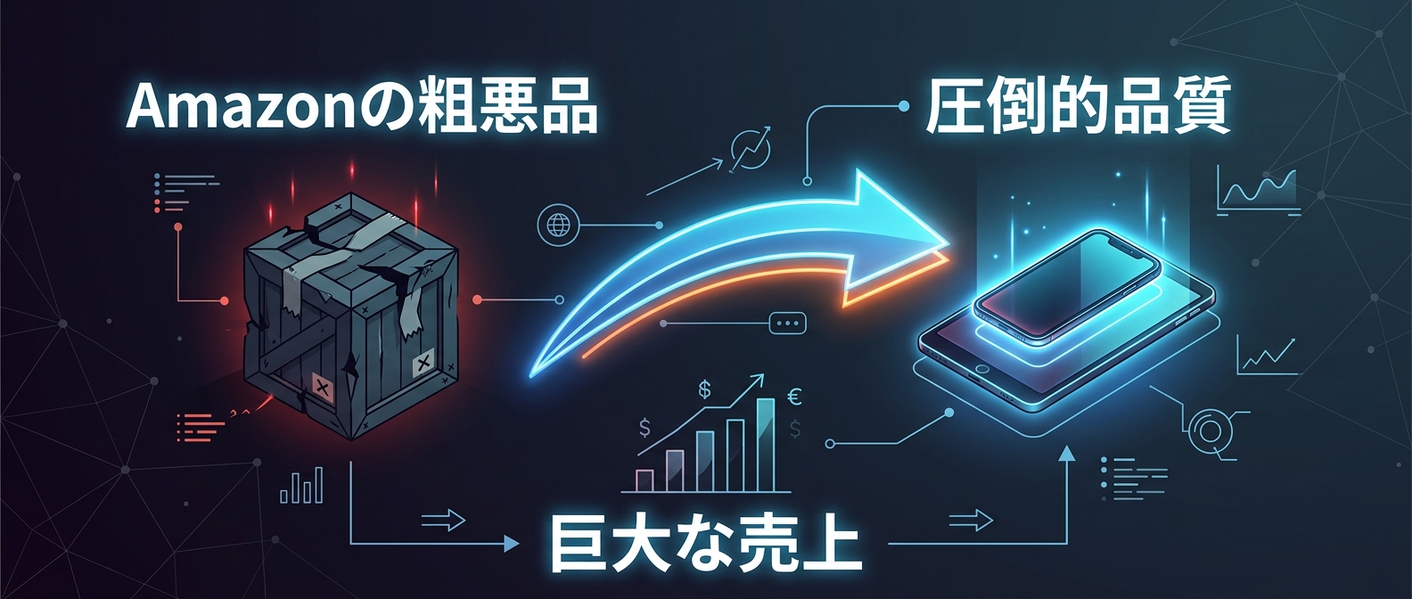 粗悪品を圧倒的な品質に磨き上げる戦略